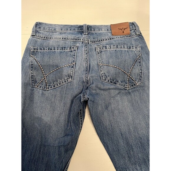 Wrangler 20X Jeans Mens 32 Relaxed Fit Straight Leg Western 1042MWXLB Faded Work - Picture 3 of 5
